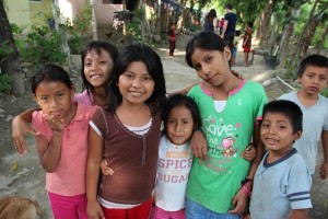 Children in a local Guatemalan village