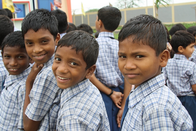 Sponsored children in India