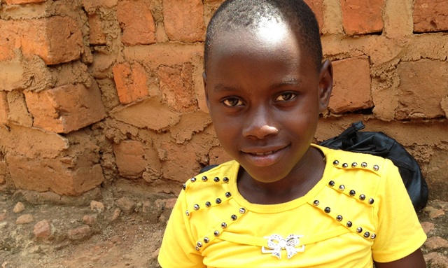 Young girl in Uganda
