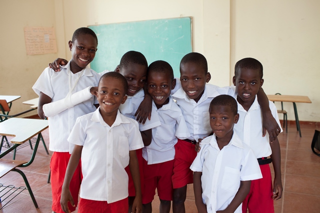 Haitian Children at School