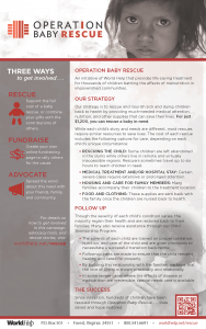 Operation Baby Rescue Fact Sheet