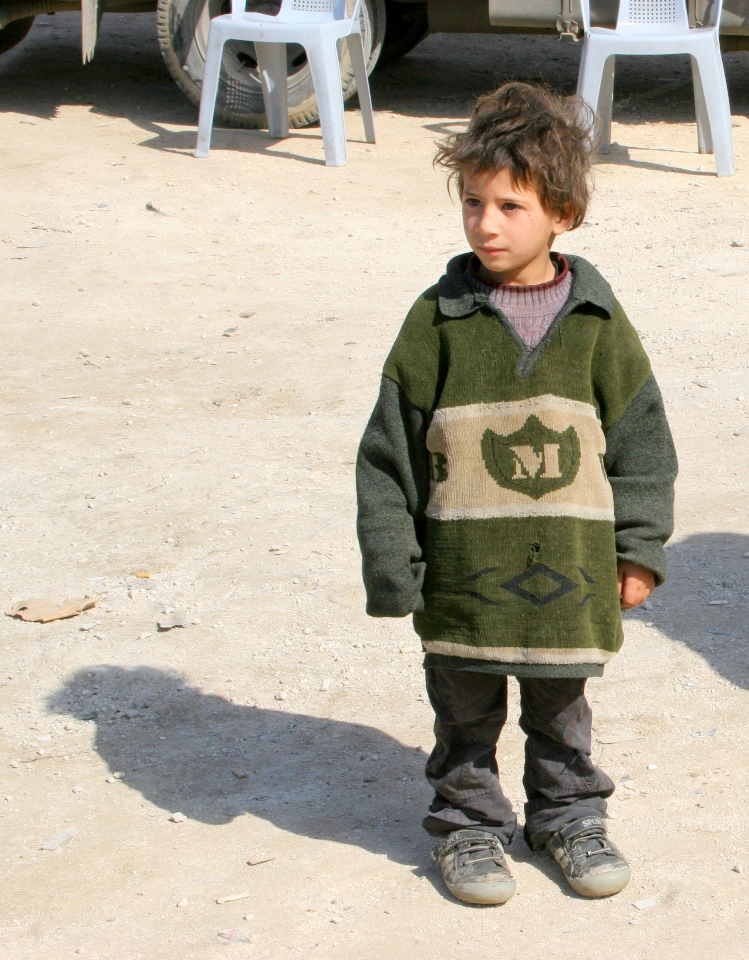 Syrian refugee child