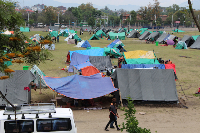 Nepal tent city - World Help