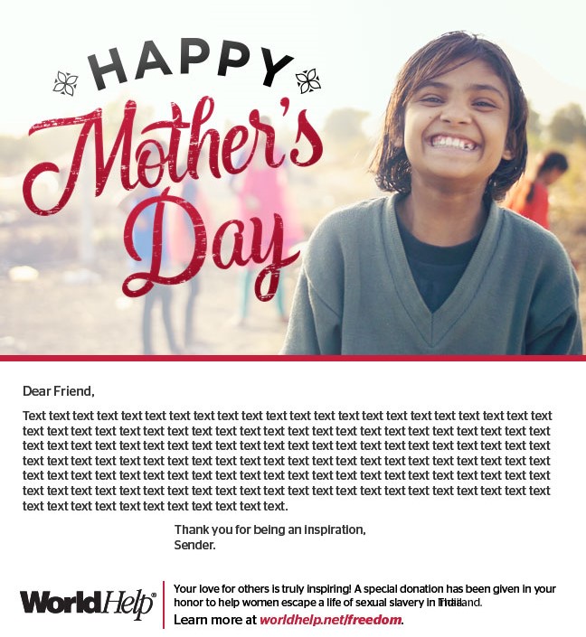 Gift card option for Mothers Day India 2021