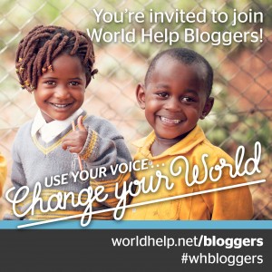 World Help Blogger Badge