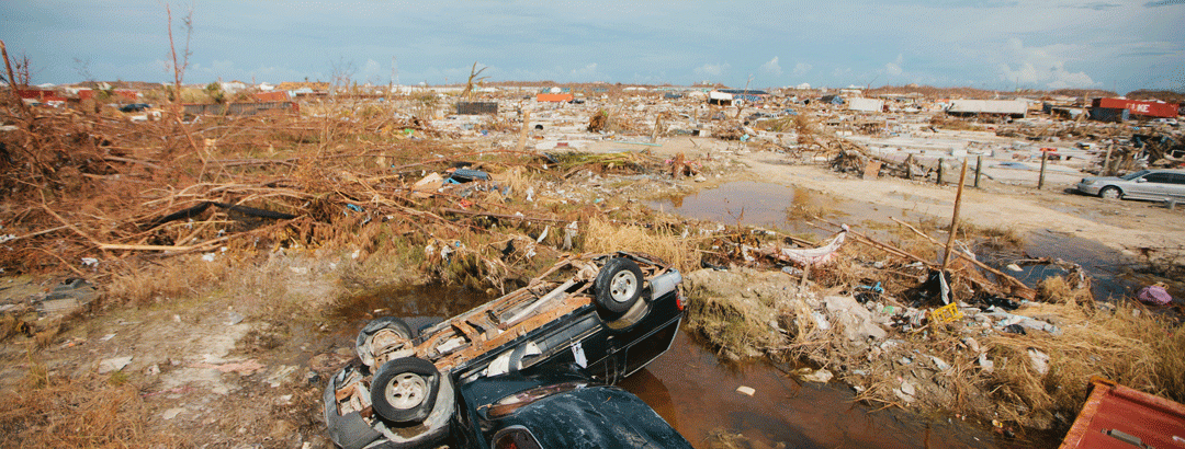 On the ground in the Bahamas: “There’s almost nothing left”