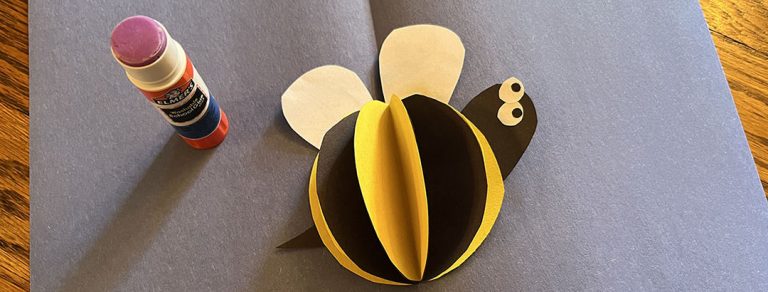 Preview thumbnail for the article: Your sponsored child will “bee” happy you sent this craft!