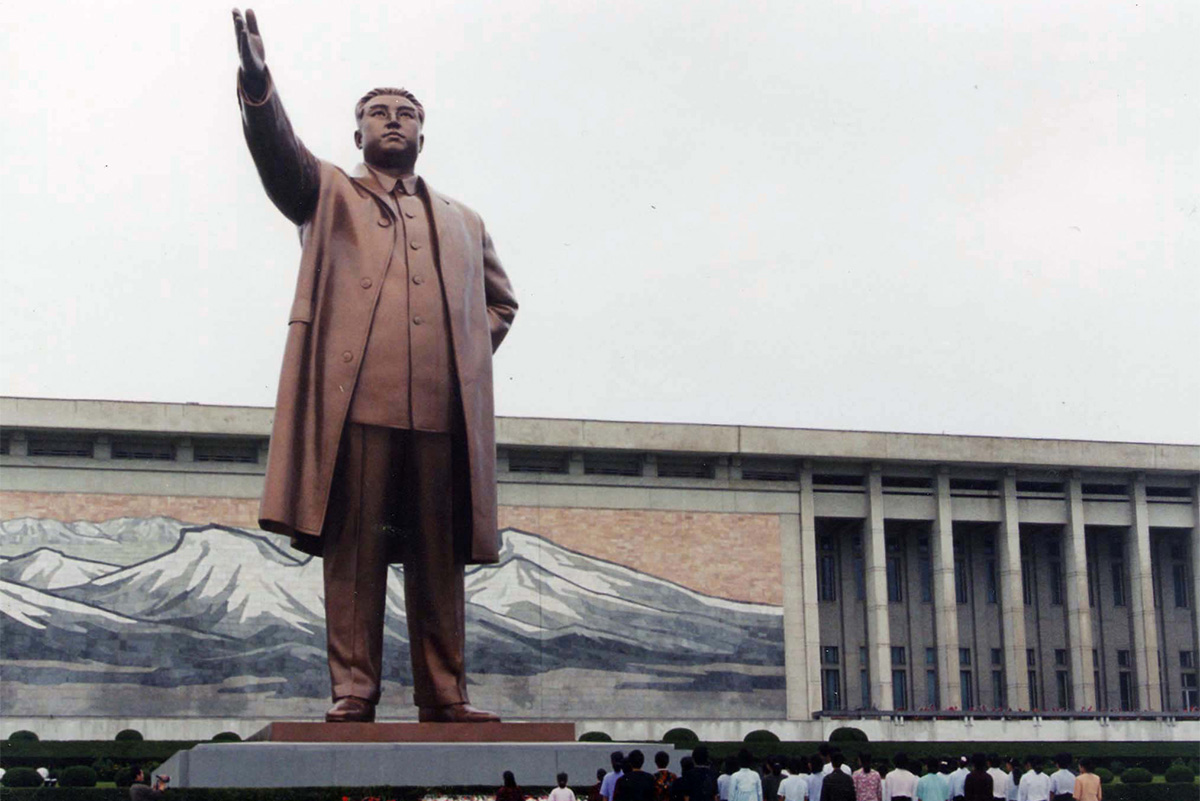 Statue of North Korean leader