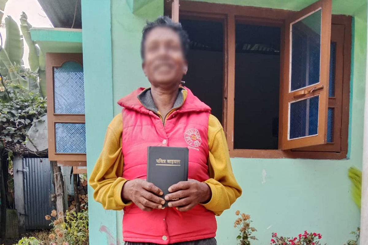 Because of Bibles for All Ambassadors, Rohan and his family received a Bible