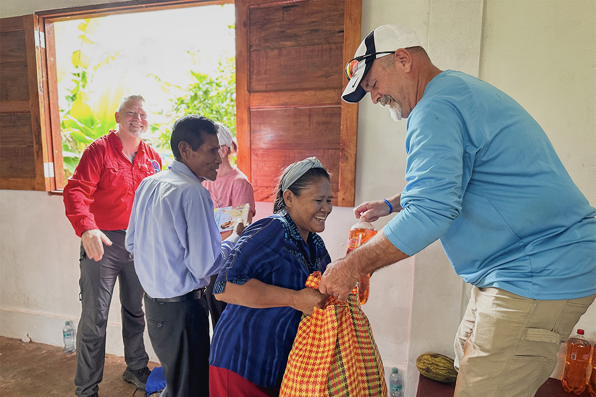 Every $24 provides two people with lifesaving essentials!