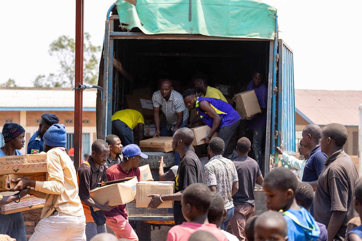 Every $24 provides two people with lifesaving essentials!