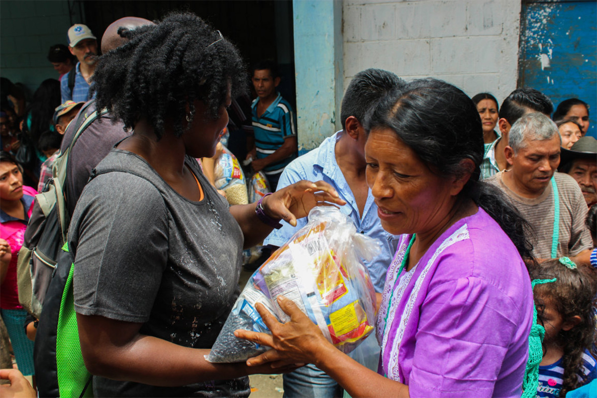 Every $24 provides two people with lifesaving essentials!